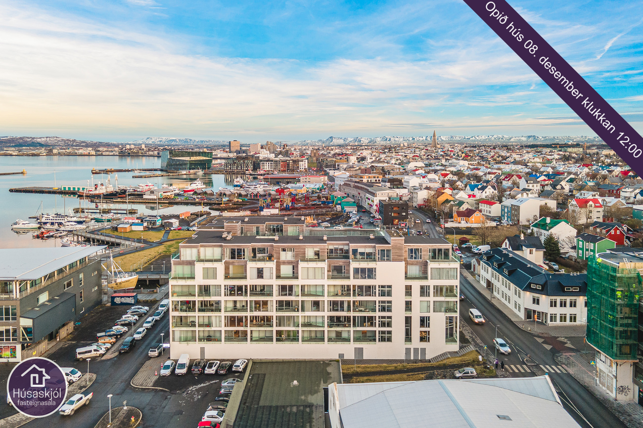 Mýrargata 26 er vel staðsett í hjarta Reykjavíkur
